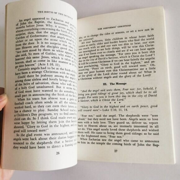 1955 "I Love Christmas" John Rice Paperback, Sword of the Lord Religious Book - Picture 6 of 9